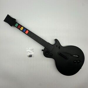 Wireless Guitar Hero Rock Band Clone Hero Black Controller for PS3 & PC w/Dongle